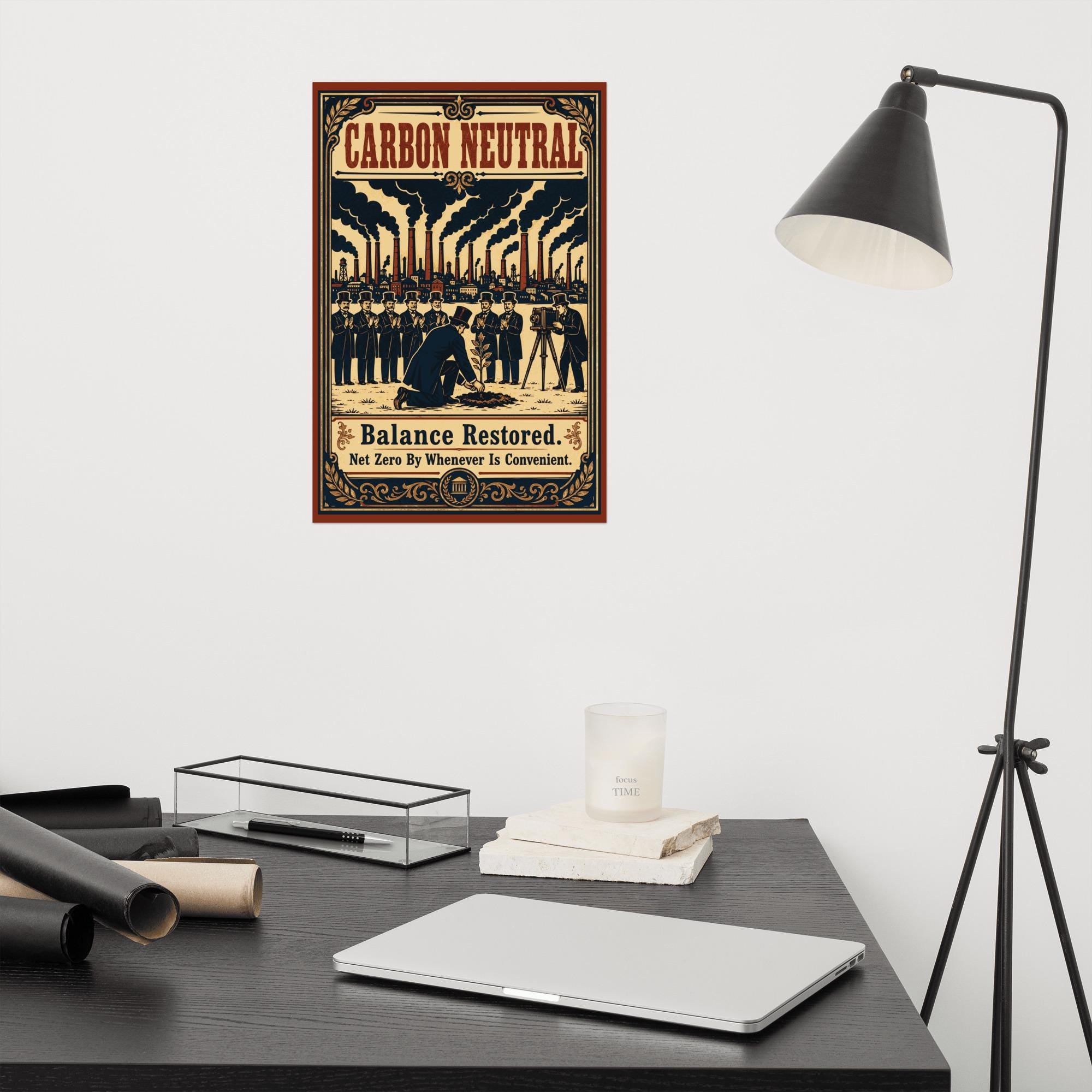 Carbon Neutral — Balance Restored Poster