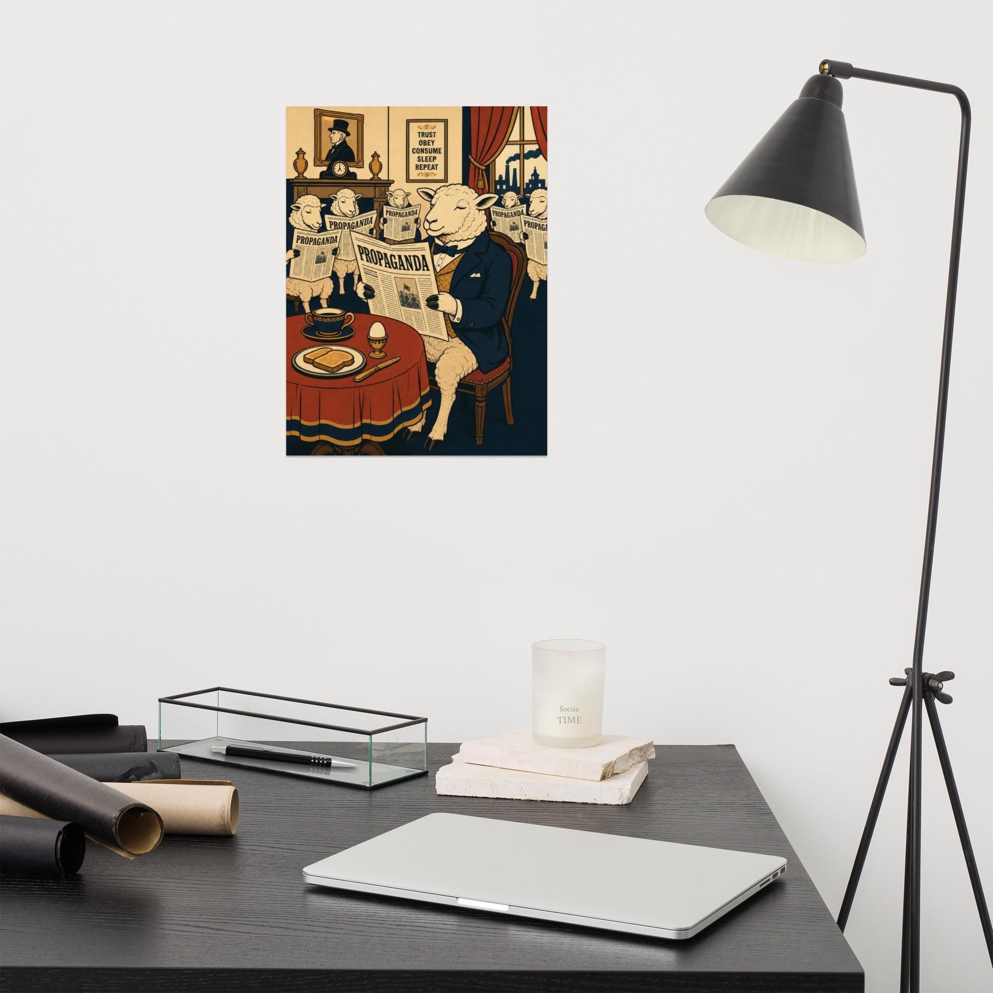 Propaganda Breakfast Poster