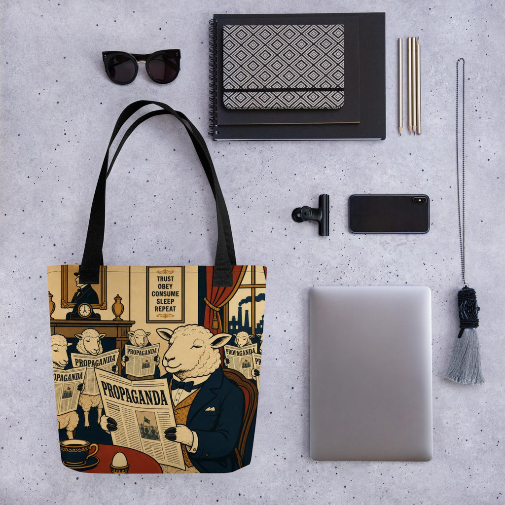 Propaganda Breakfast Tote Bag
