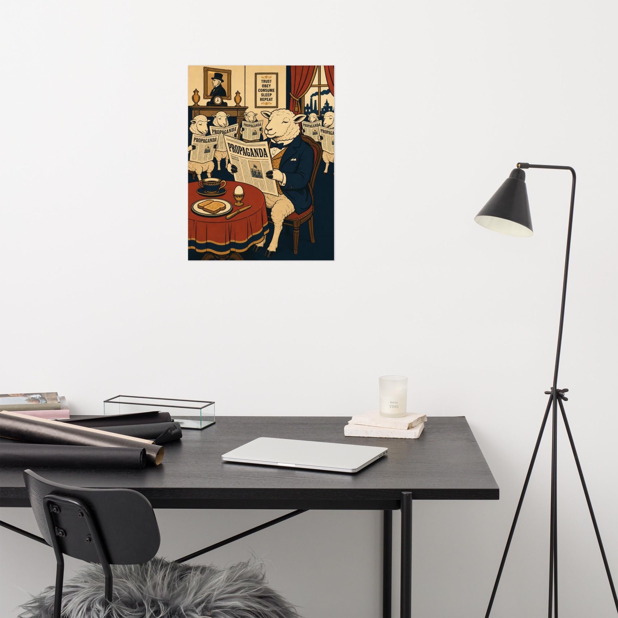Propaganda Breakfast Poster