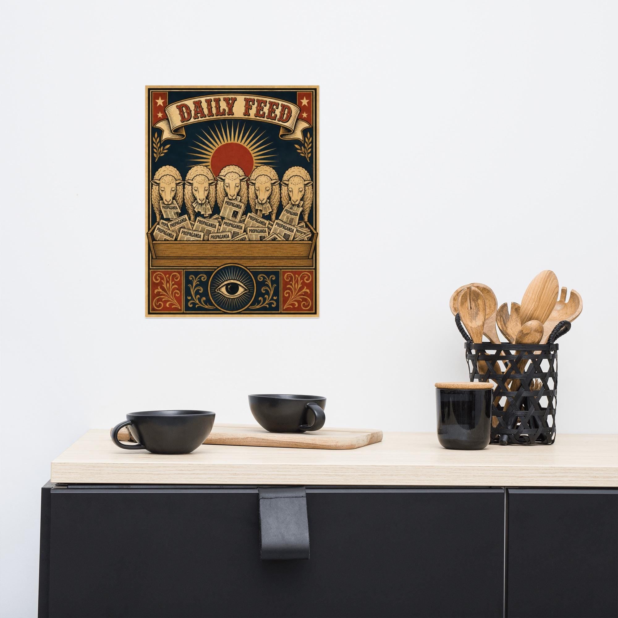 Daily Feed — Propaganda Trough Poster