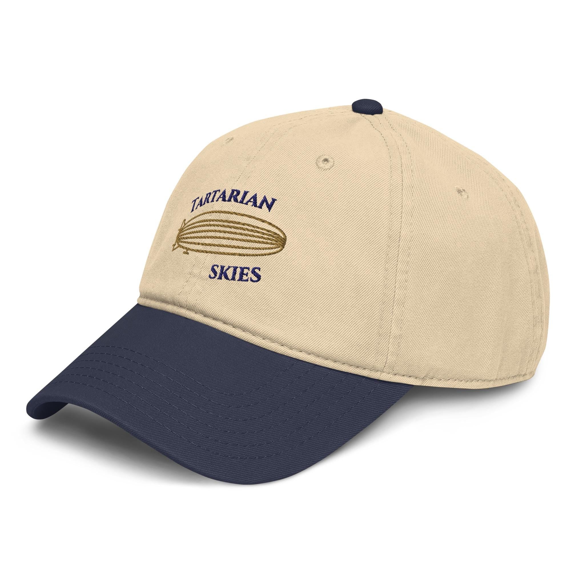 Tartarian Skies Airship Embroidered Baseball Cap