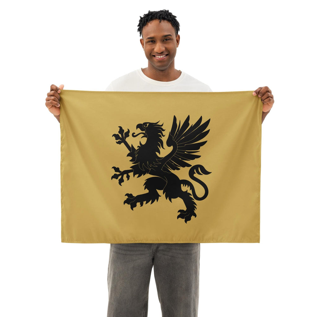 Tartarian Griffin Flag: Indoor Wall Tapestry