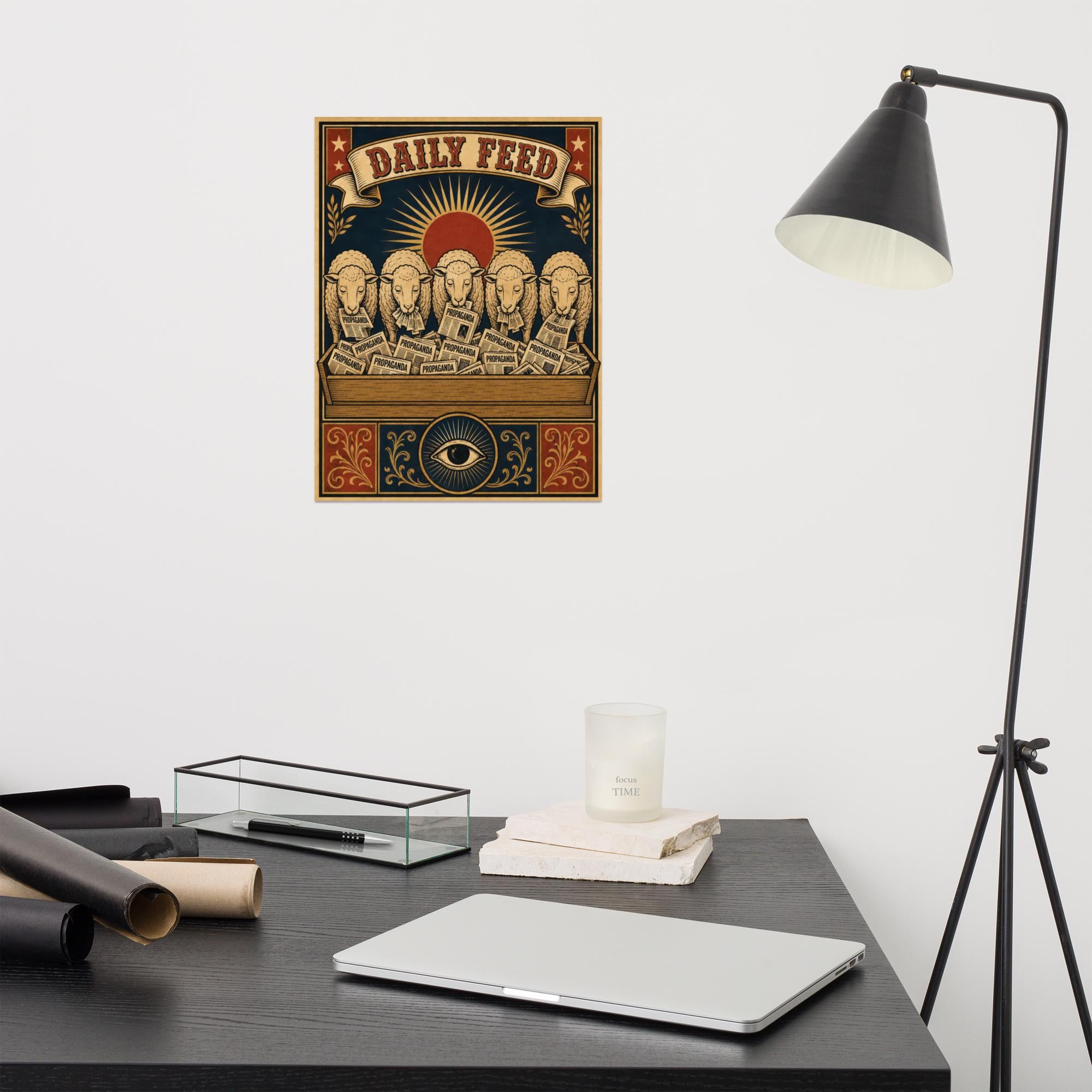 Daily Feed — Propaganda Trough Poster