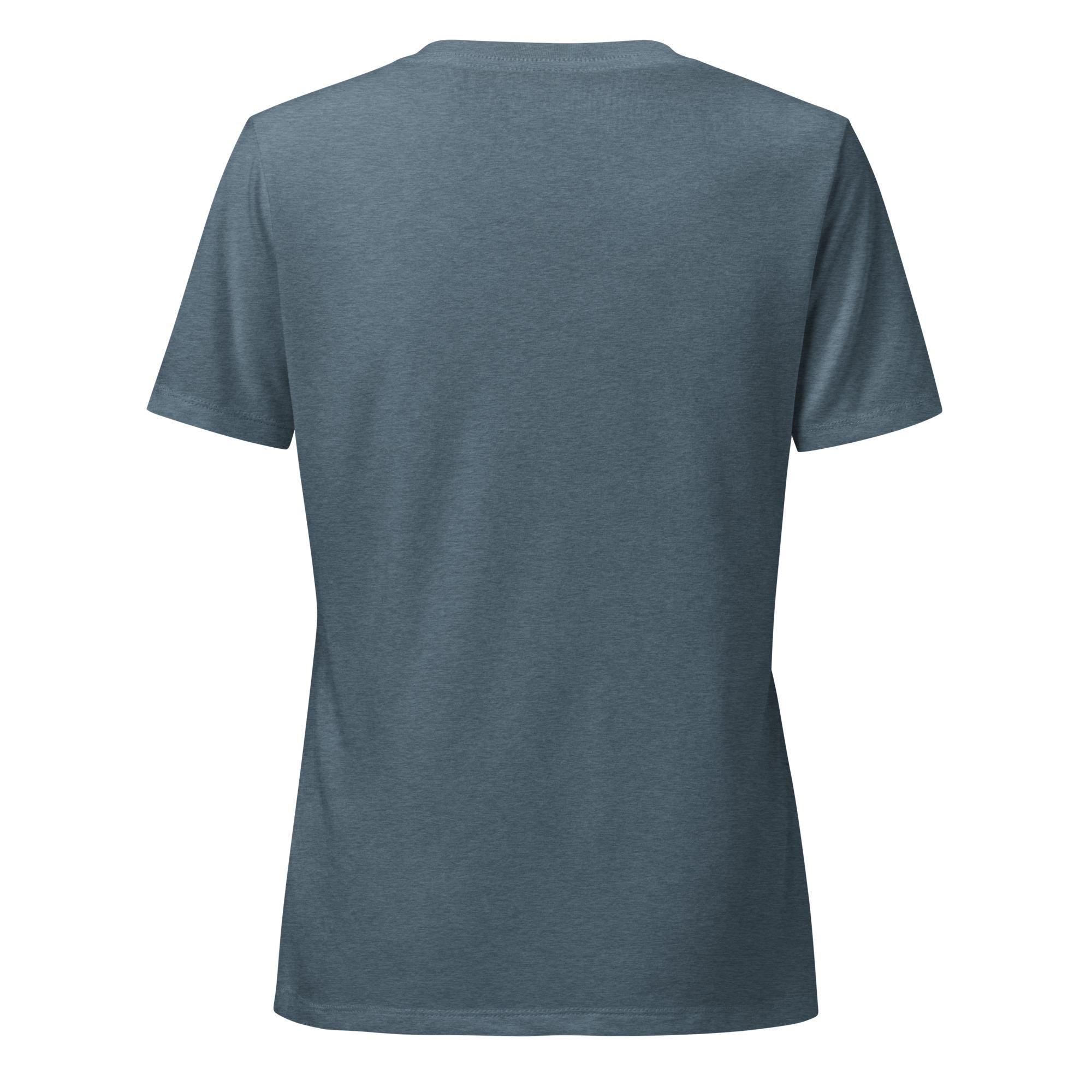 Flat Earth V-Neck T-Shirt | Beyond the Ice Wall Firmament Dome Graphic