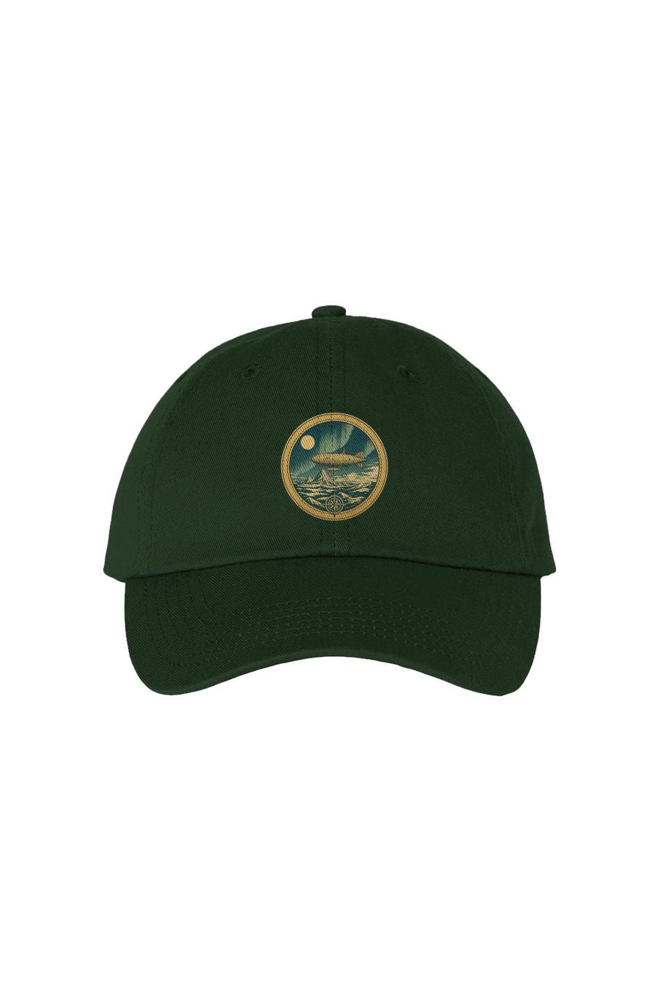 Beyond the Ice – Vintage Airship Bio-Washed Dad Hat