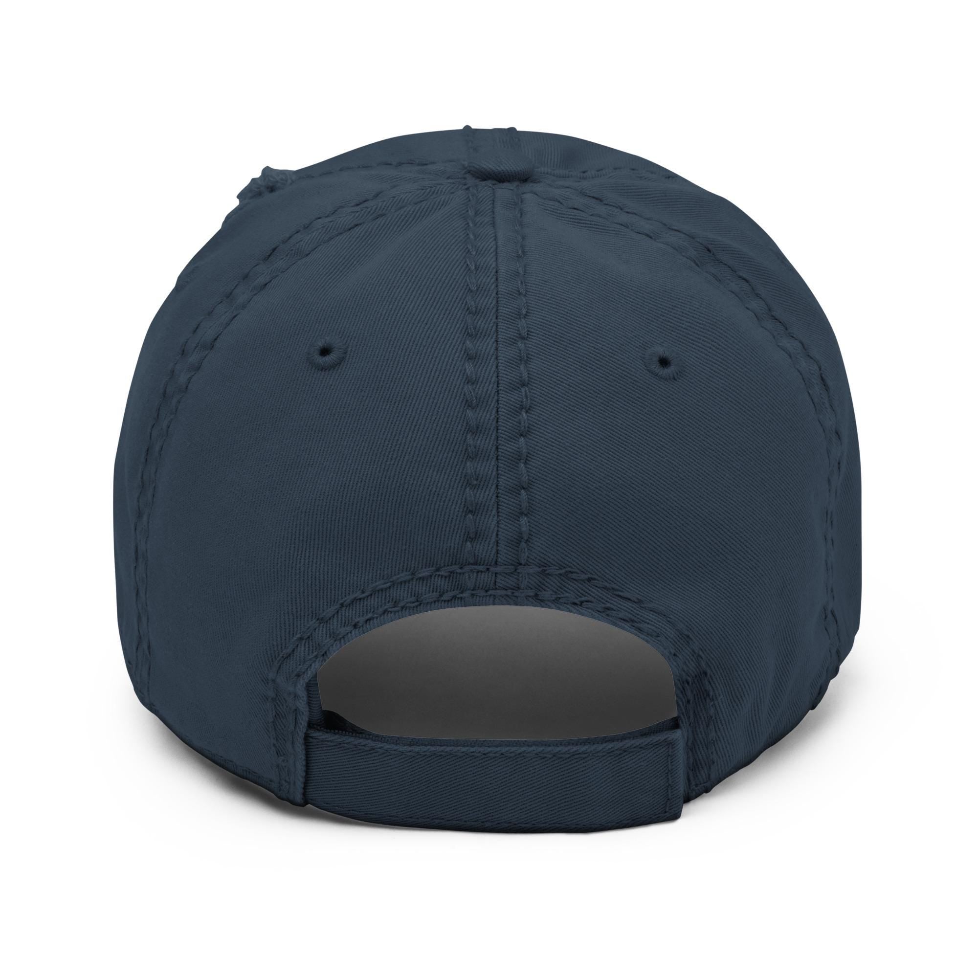 Ice Wall Explorer's Club Distressed Garment Washed Dad Hat