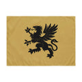 Tartarian griffin flag tapestry, old-world empire heraldry symbol, alternative history wall banner, 26x36 inches