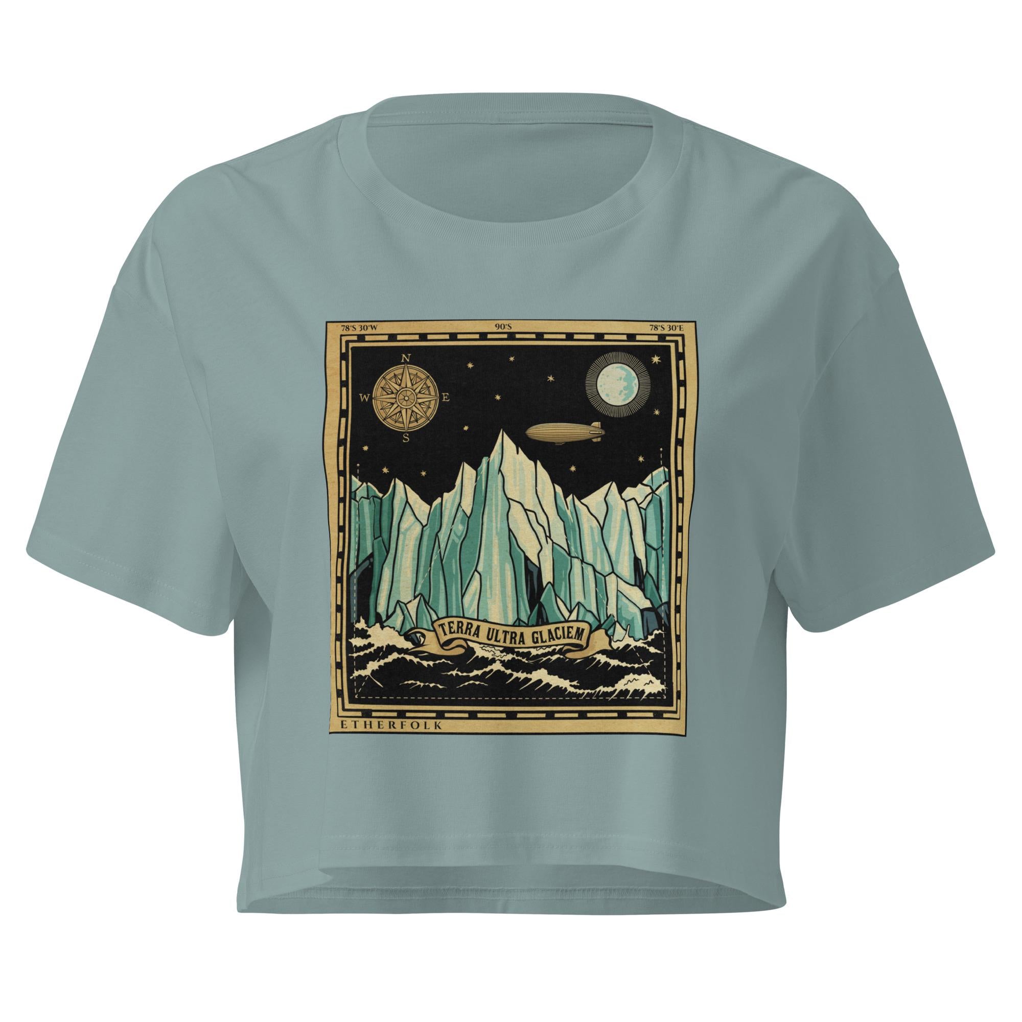 Terra Ultra Glaciem — Ice Wall Expedition Crop Top