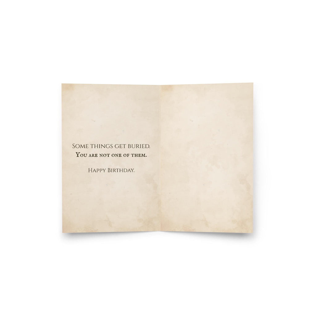 Mud Flood Tartaria Birthday Card – Conspiracy Greeting