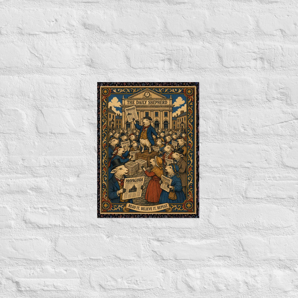 The Daily Shepherd — Town Square Poster