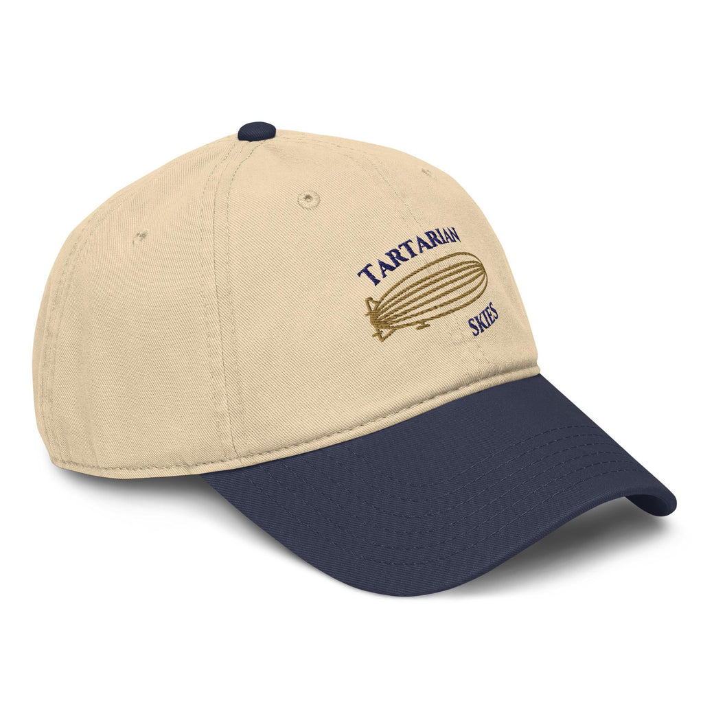 Tartarian Skies Airship Embroidered Baseball Cap