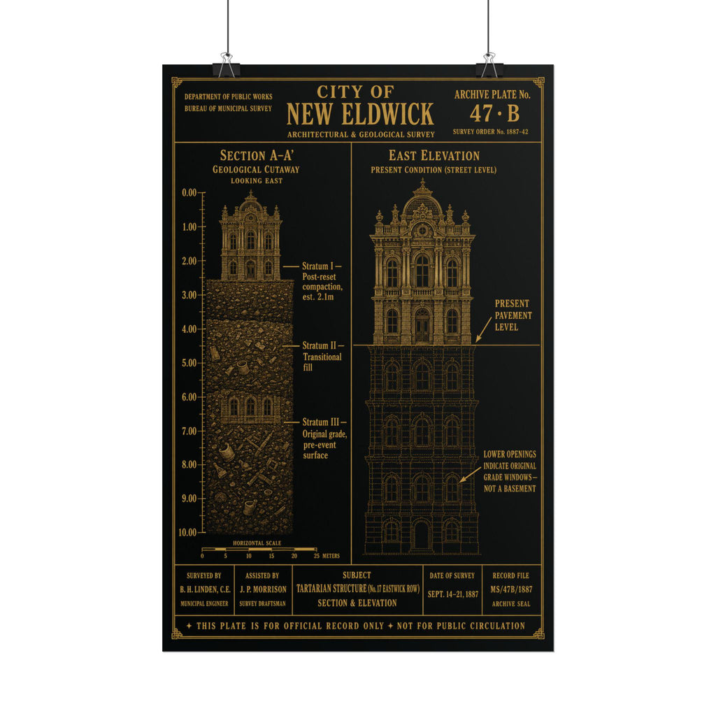 The Mud Flood Survey — Archive Plate 47B, City of New Eldwick