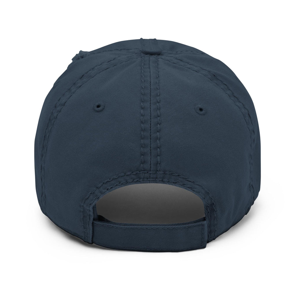 Beyond the Ice – Vintage Airship Bio-Washed Dad Hat – Flat Earth Explorer Patch