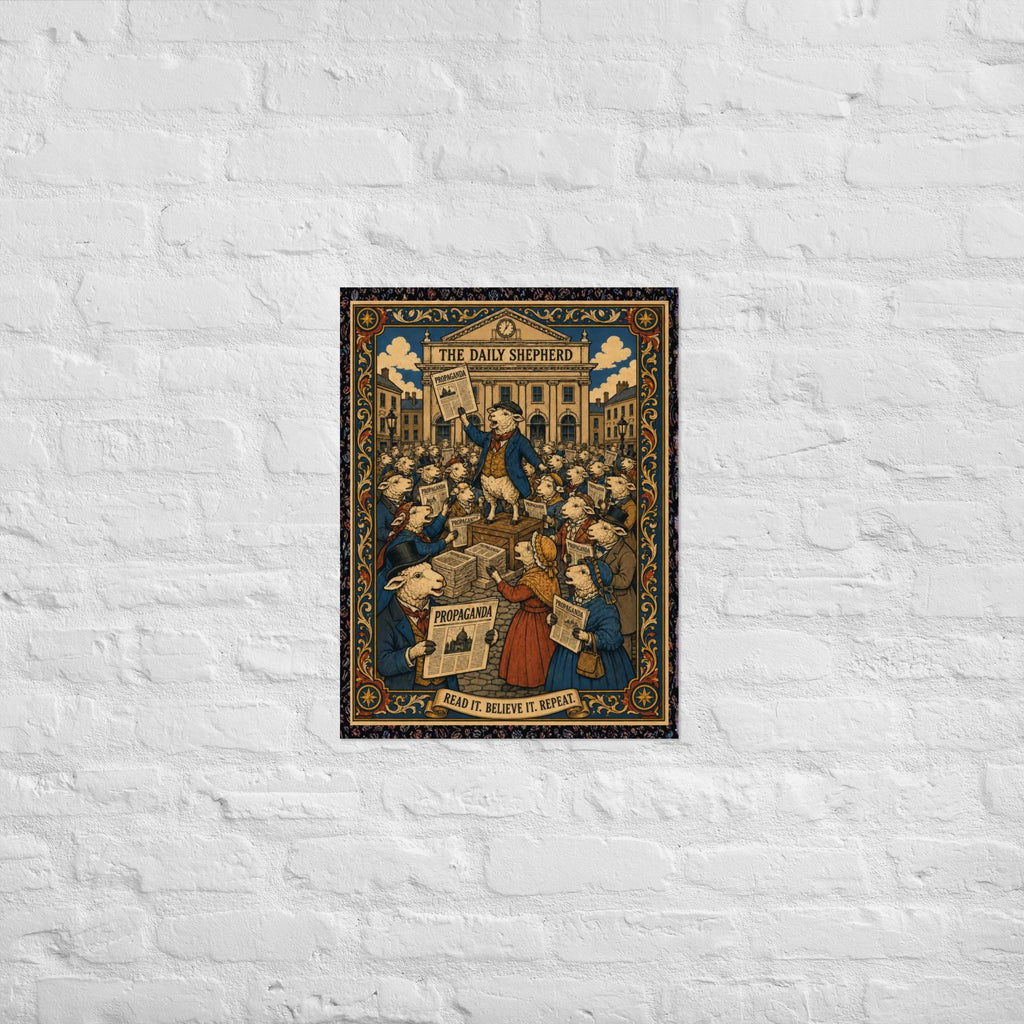 The Daily Shepherd — Town Square Poster