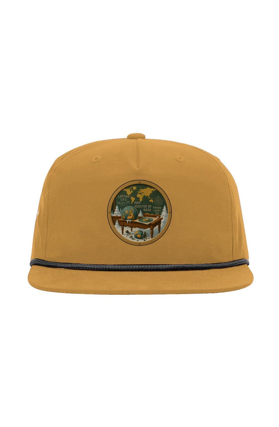 The Snowed Out Truth Flat Earth Conspiracy Hat — Gleason Map Shattered Globe Hidden Lands