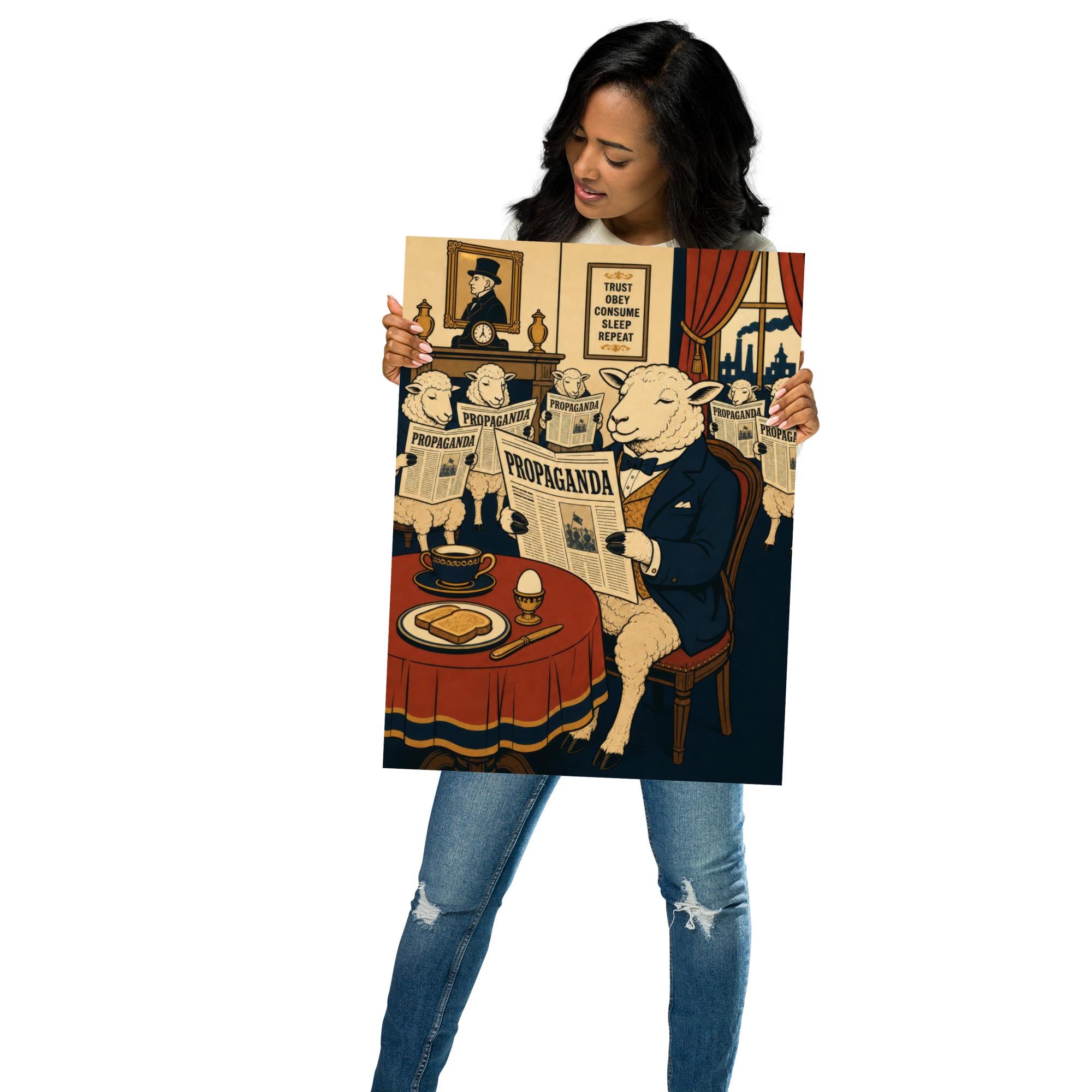 Propaganda Breakfast Poster