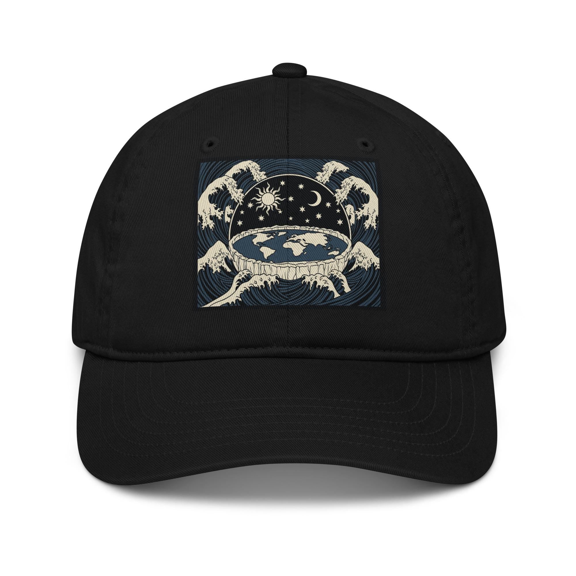 The Waters Above: Organic Cotton Dad Hat, Flat Earth, As Above So Below