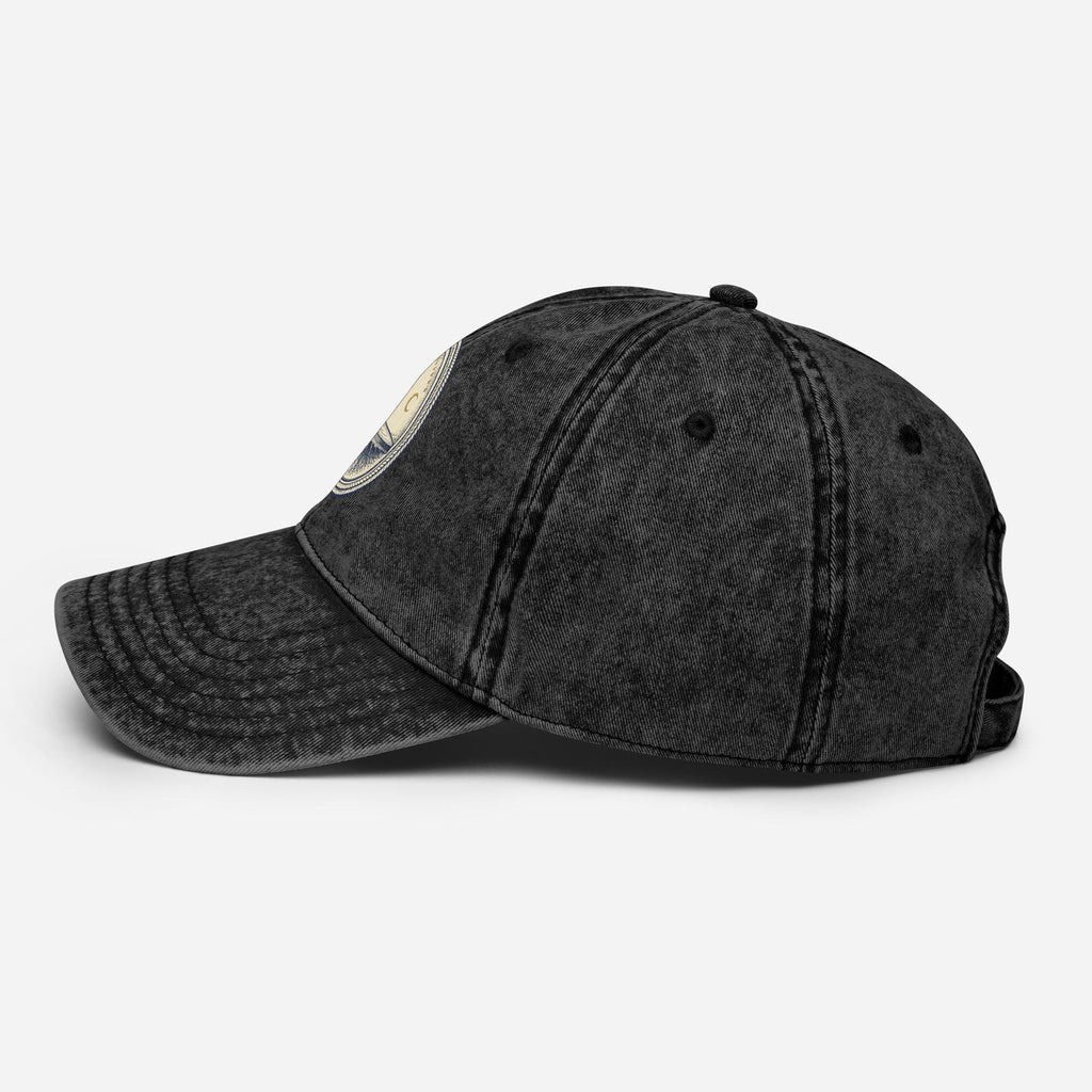 Vintage Flat Earth Dad Hat | Biblical Firmament Cosmology Design