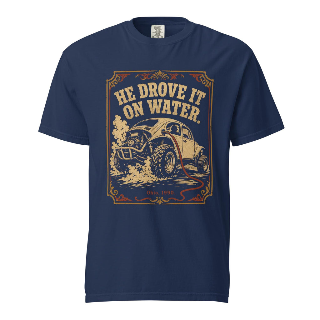 He Drove It On Water: Stanley Meyer Tribute Unisex T-Shirt