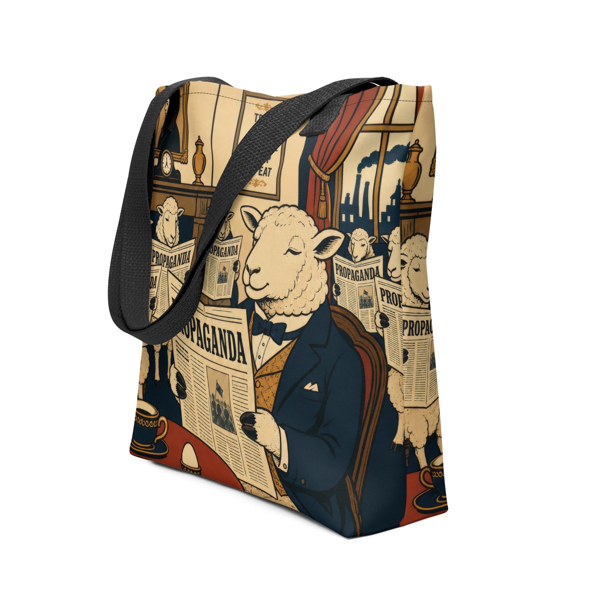 Propaganda Breakfast Tote Bag