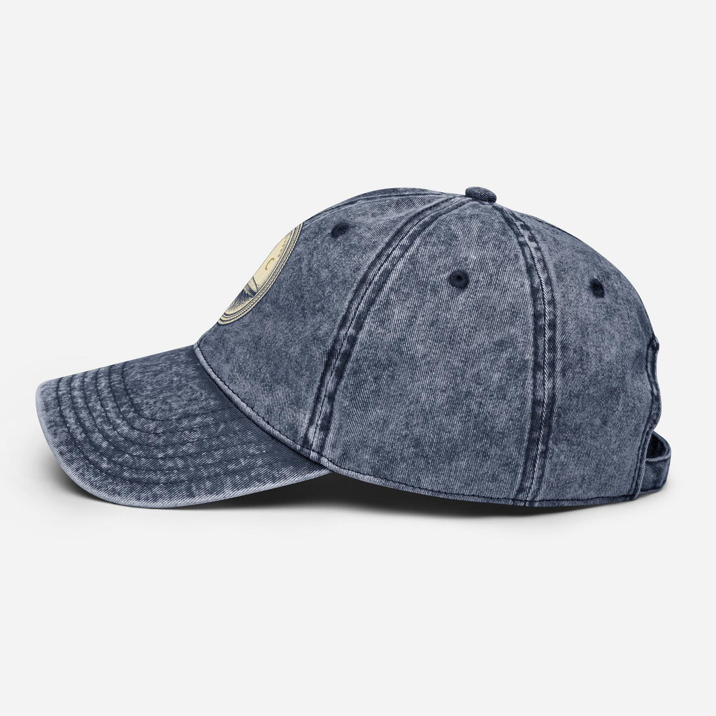 Vintage Flat Earth Dad Hat | Biblical Firmament Cosmology Design