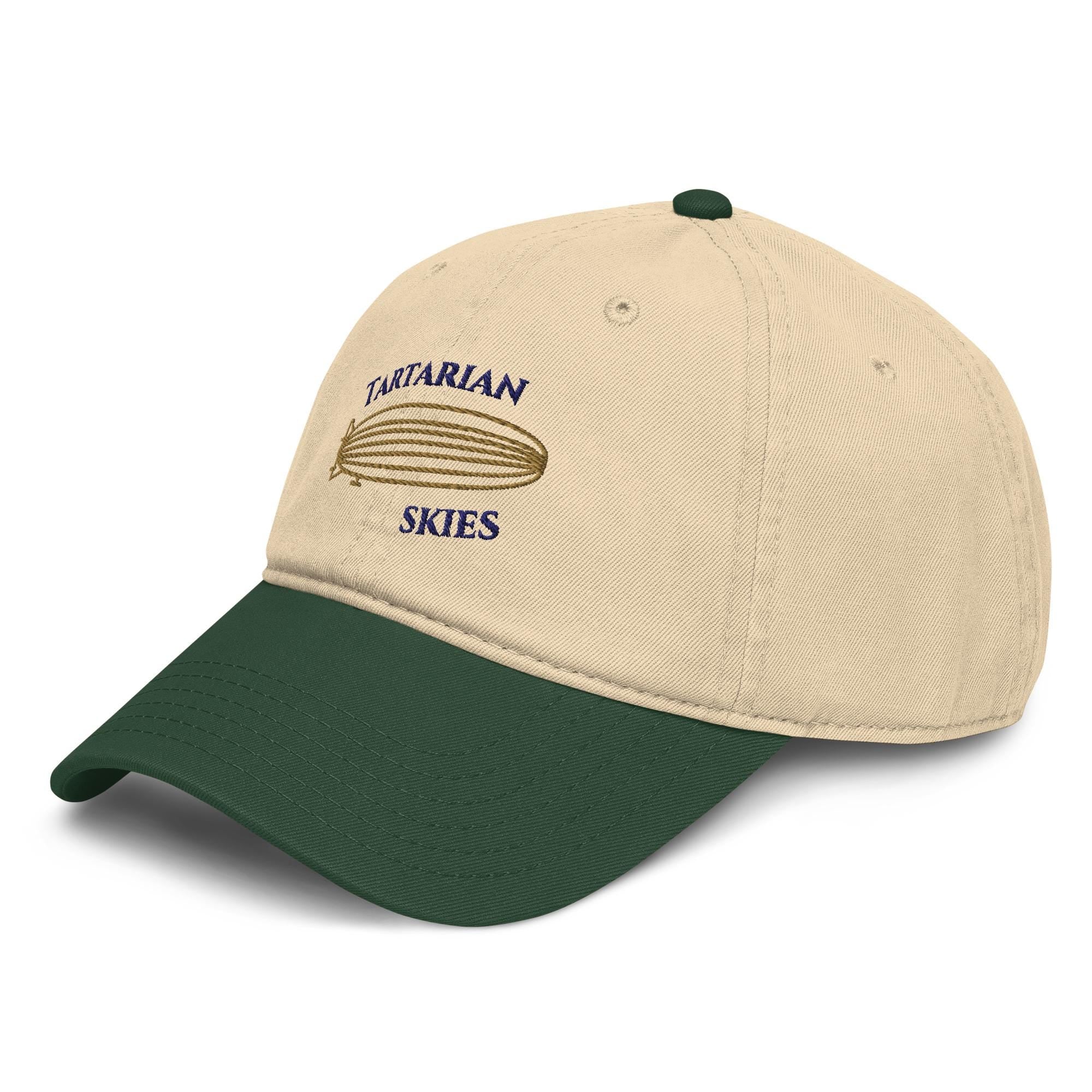 Tartarian Skies Airship Embroidered Baseball Cap