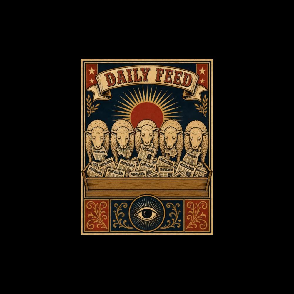 Daily Feed — Propaganda Trough Poster