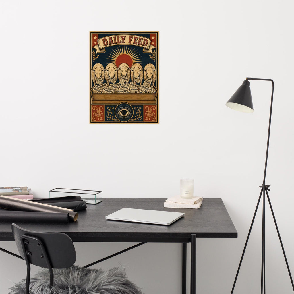 Daily Feed — Propaganda Trough Poster