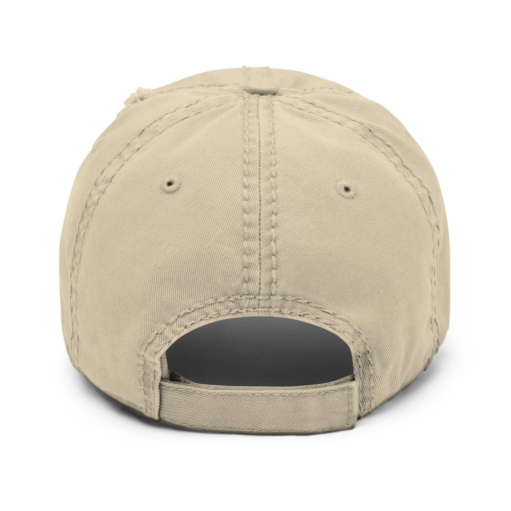 Ice Wall Explorer's Club Distressed Garment Washed Dad Hat
