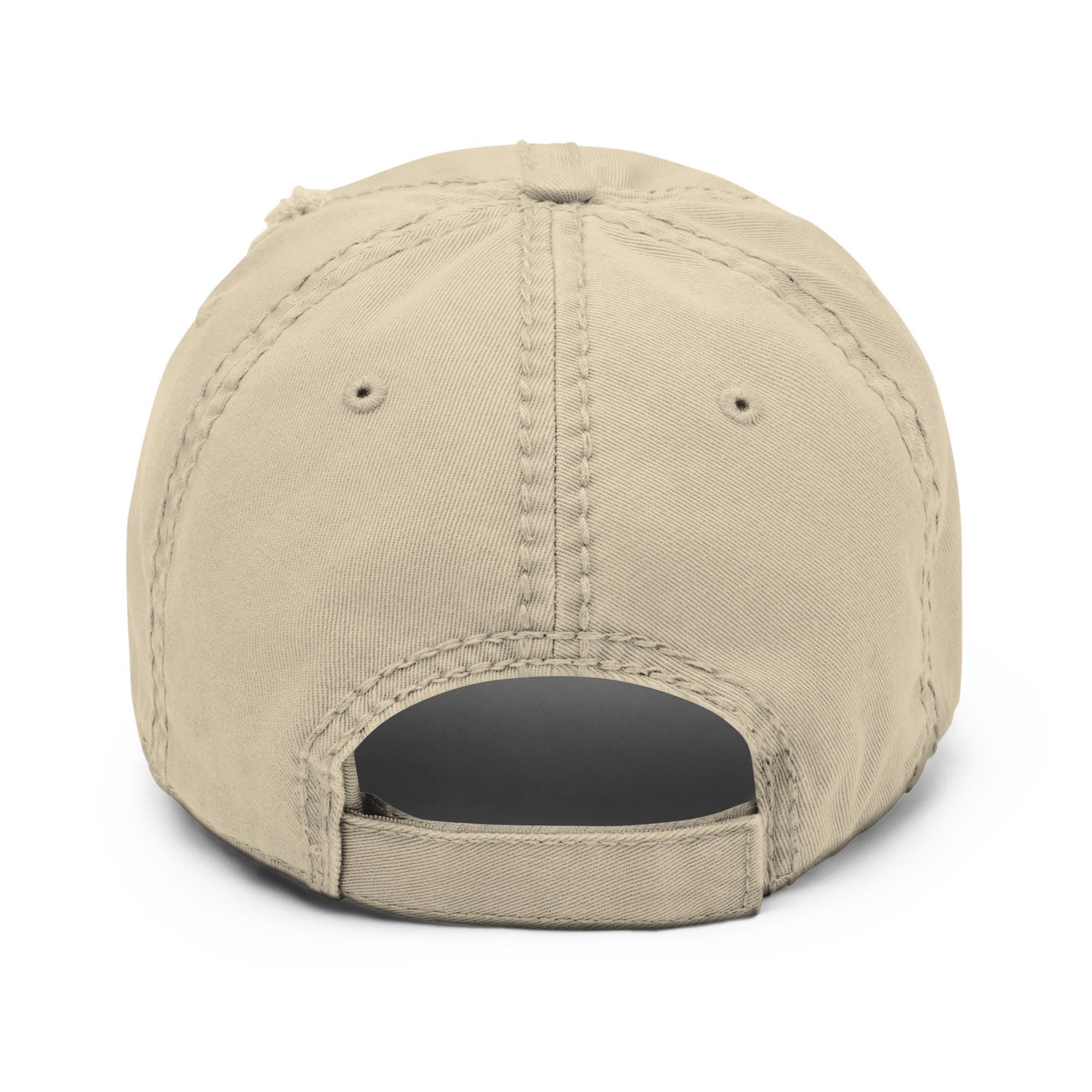 Ice Wall Explorer's Club Distressed Garment Washed Dad Hat