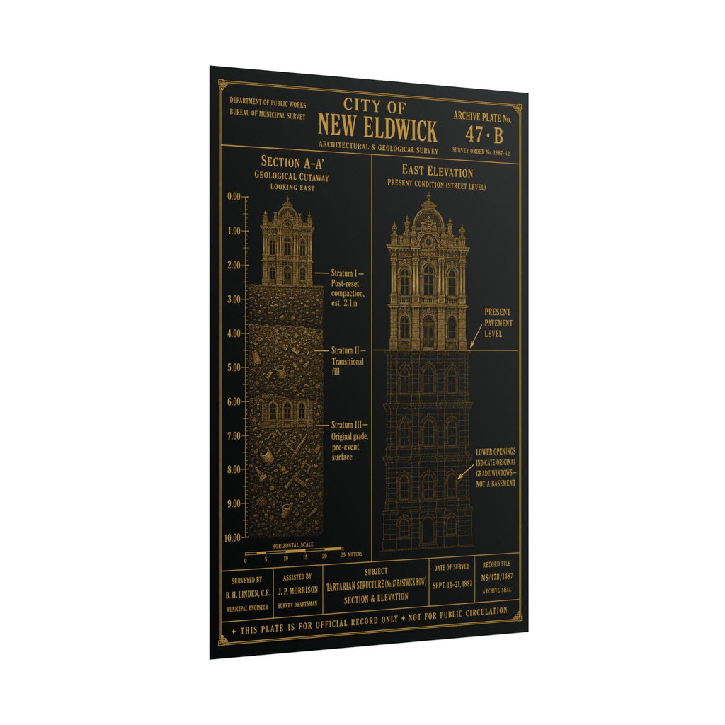 The Mud Flood Survey — Archive Plate 47B, City of New Eldwick