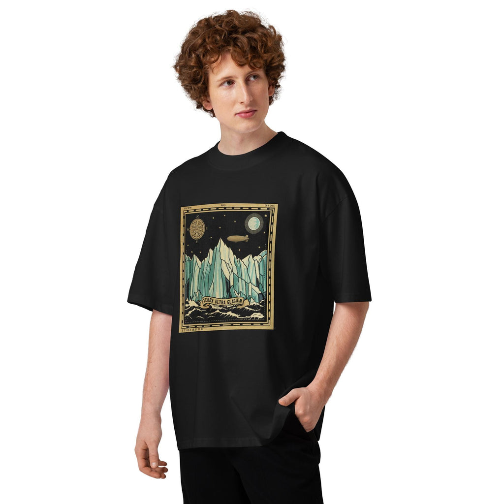 Ice Wall Flat Earth Expedition Terra Ultra Glaciem Oversized Tee
