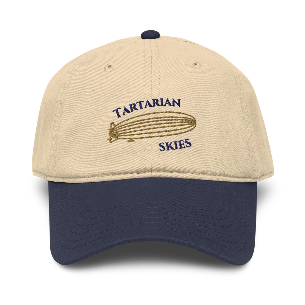 Tartarian Skies Airship Embroidered Baseball Cap