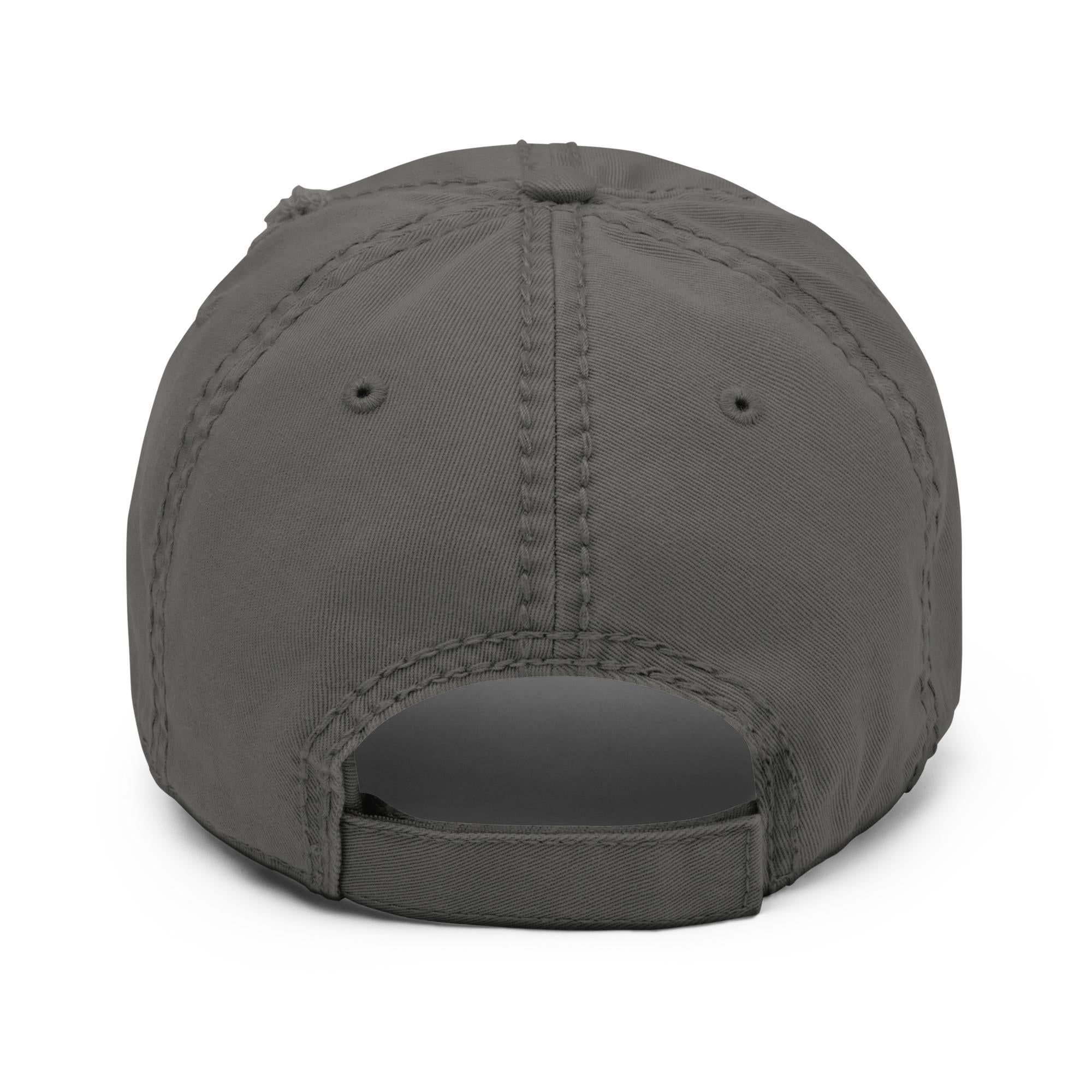 Beyond the Ice – Vintage Airship Bio-Washed Dad Hat – Flat Earth Explorer Patch